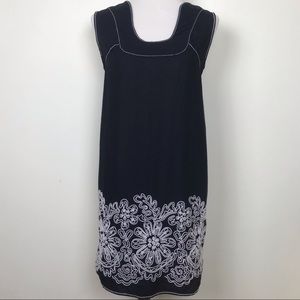 Max Studio Black Linen Sundress